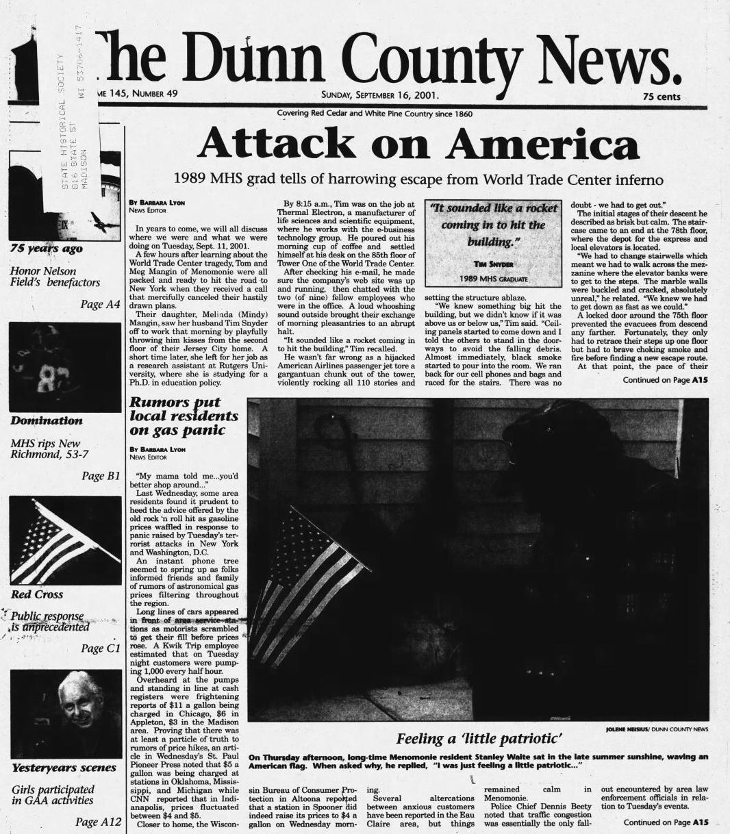 Remembering and reflecting on Sept. 11, 2001
